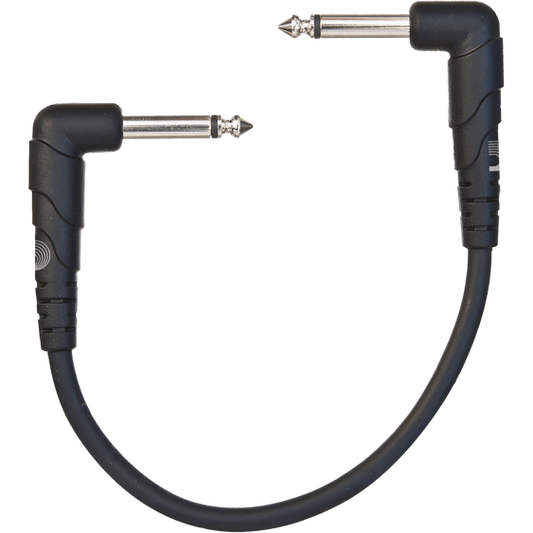 D'Addario Classic Series Patch Cable – 6" (3 Pack)