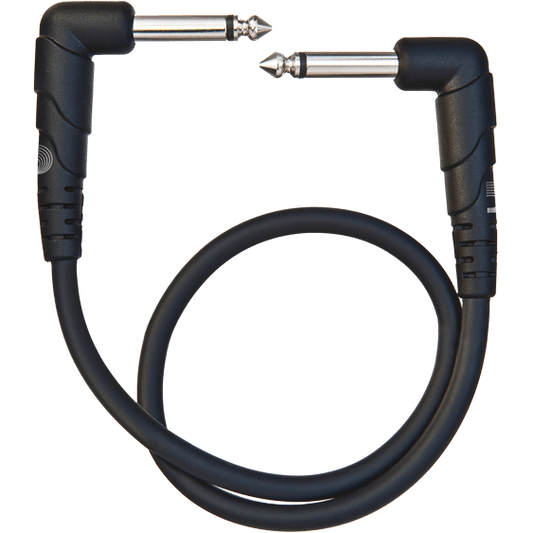 D'Addario Classic Series Patch Cable – Dual Right Angle – 3 Foot