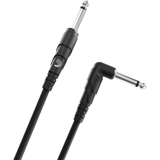 D'Addario Classic Series Instrument Cable – Right Angle to Straight – 20 Foot