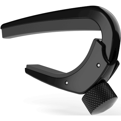 D'Addario Pro Capo (Acoustic/Electric) – Black