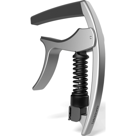 D'Addario Tri-Action Capo (Acoustic/Electric) – Silver