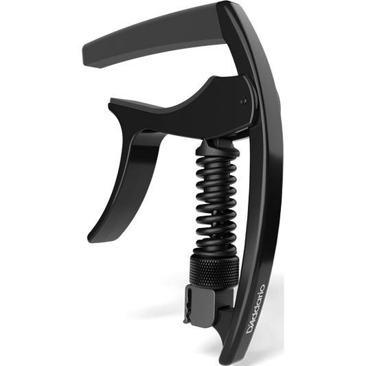 D'Addario Tri-Action Capo (Acoustic/Electric) – Black