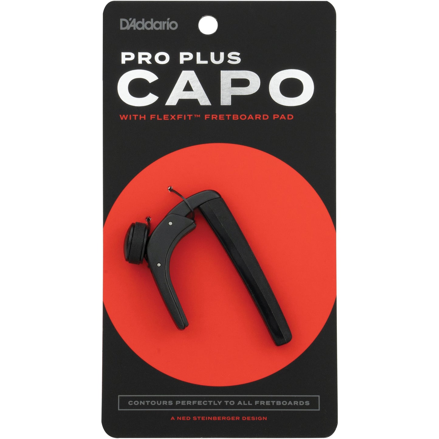 D'Addario Pro Plus Capo, Black