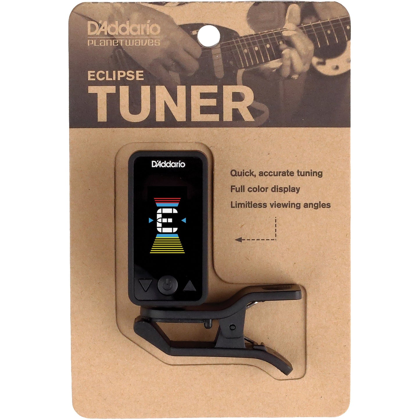 D'Addario Eclipse Headstock Tuner, Black