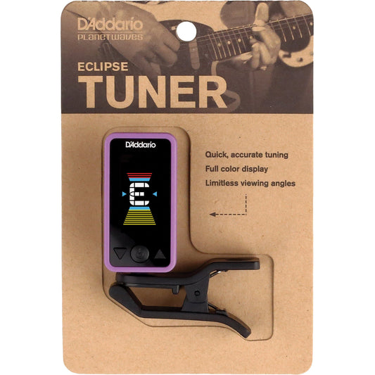 D'Addario Eclipse Headstock Tuner, Purple