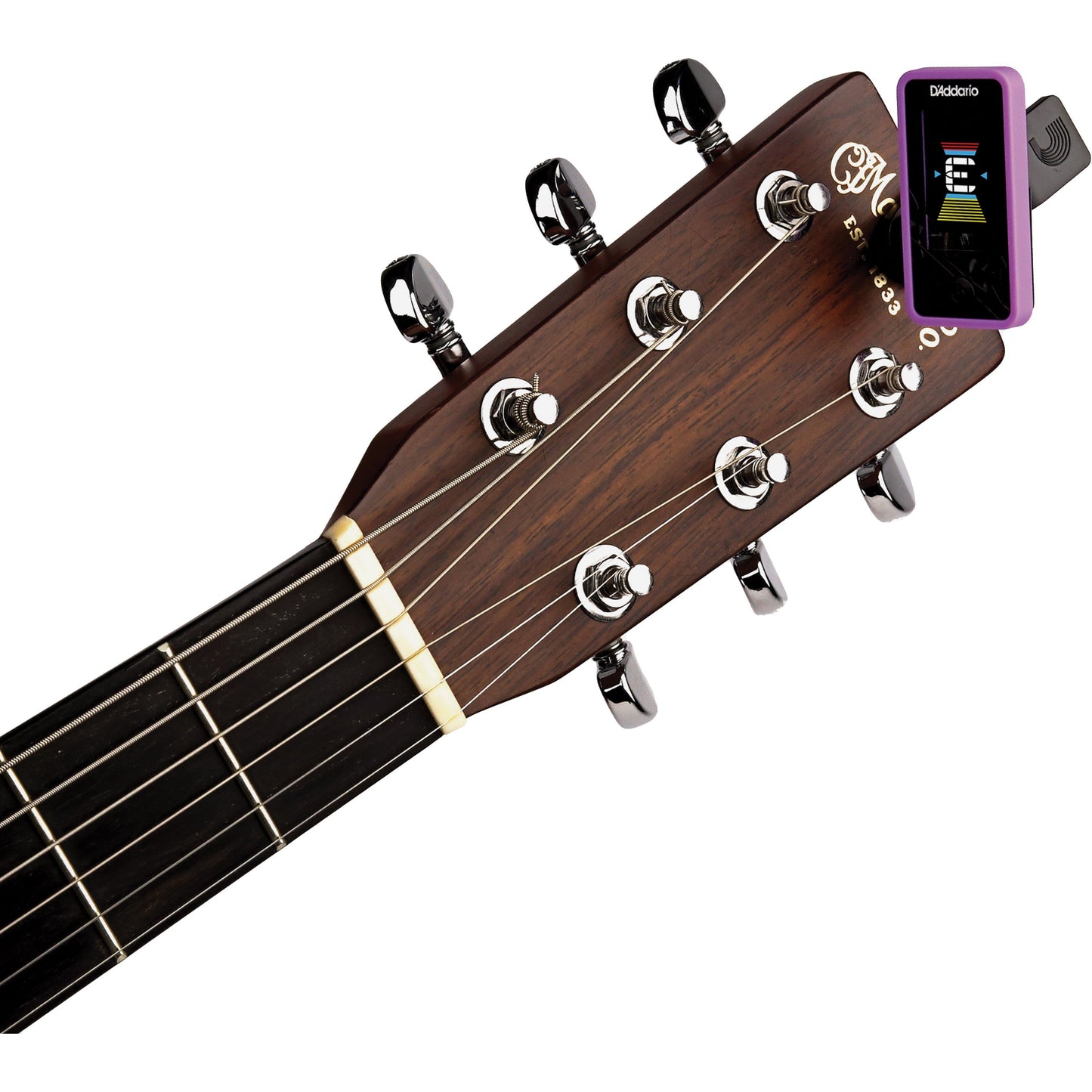 D'Addario Eclipse Headstock Tuner, Purple