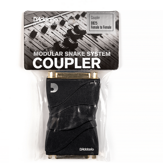 D'Addario Modular Snake DB25 Female Coupler
