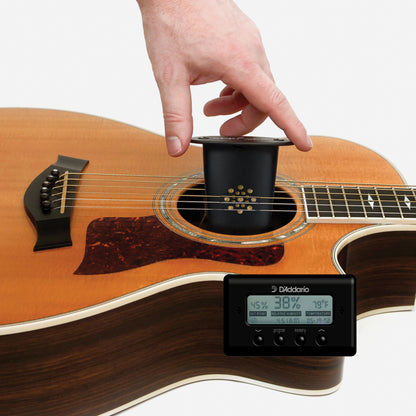 D'Addario Acoustic Guitar Humidifier with Digital Humidity & Temperature sensor