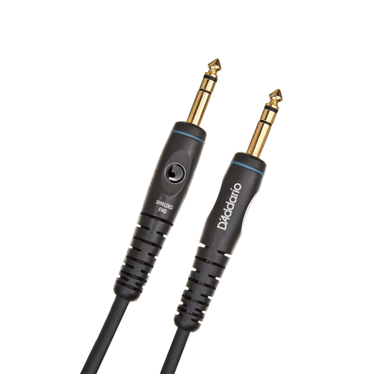 D'Addario Custom Series Instrument Cable – Stereo – 10 Foot