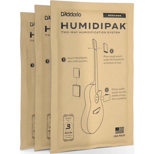 D'Addario Two-Way Humidification System Conditioning Packets (3 Pack)