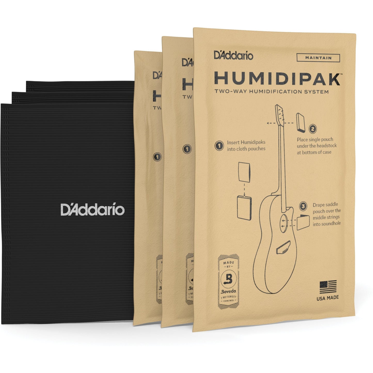 D'Addario Humidipak Automatic Humidity Control System (For Guitar)