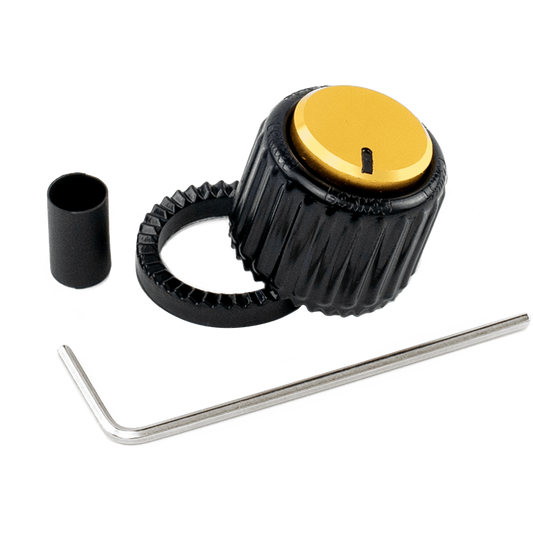 D'Addario LokNob – Black/Gold – Large
