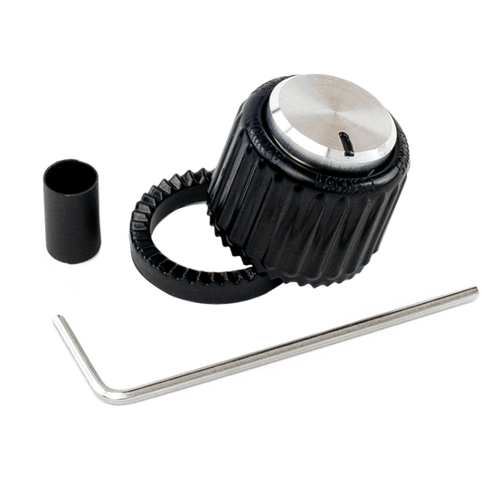 D'Addario LokNob – Black/Silver – Large