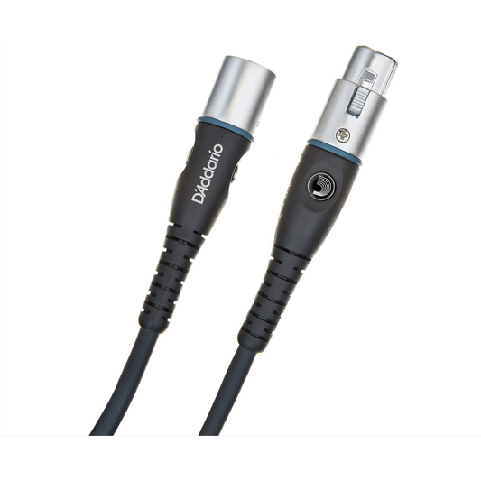 D'Addario Custom Series Microphone Cable – XLR Male to XLR Female – 5 Foot