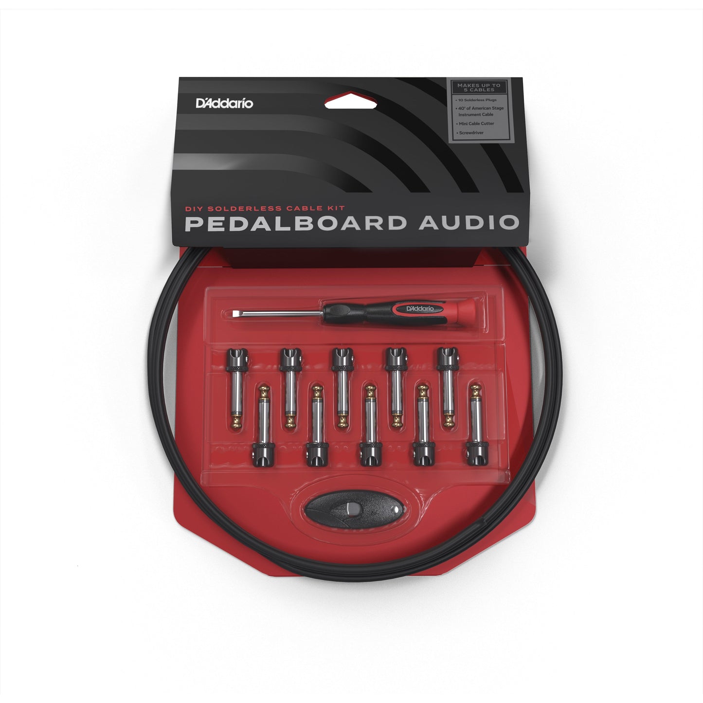 D'Addario DIY Solderless Cable Kit with Mini Plugs