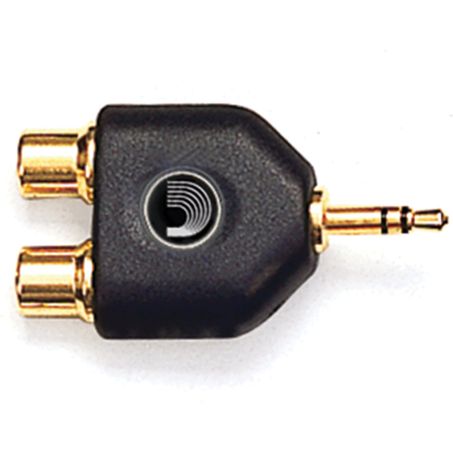 D'Addario 1/8 Inch Male Stereo to Dual RCA Female Adaptor