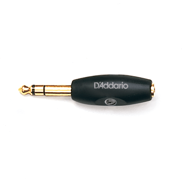D'Addario 1/8" Female Stereo to 1/4" Male Stereo Adapter