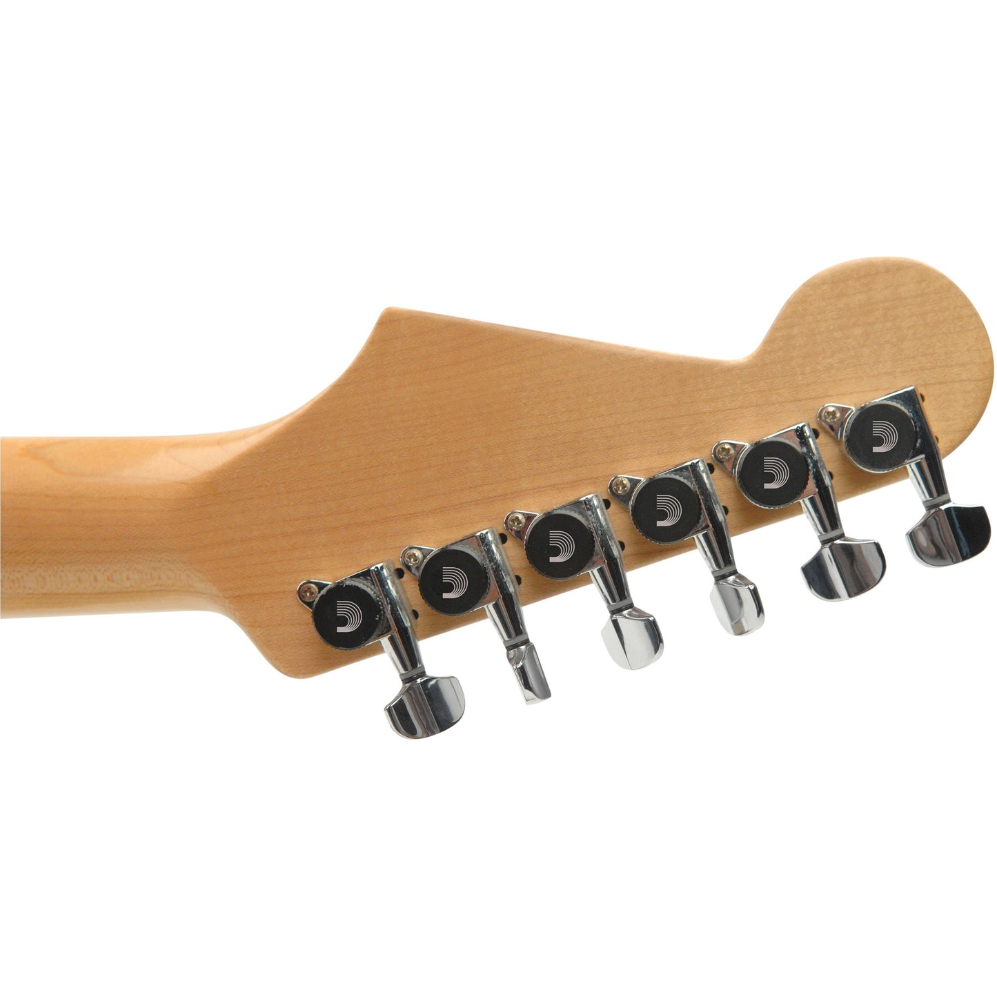 D'Addario Auto-Trim Locking Tuning Machines, 6 In-Line setup, Chrome