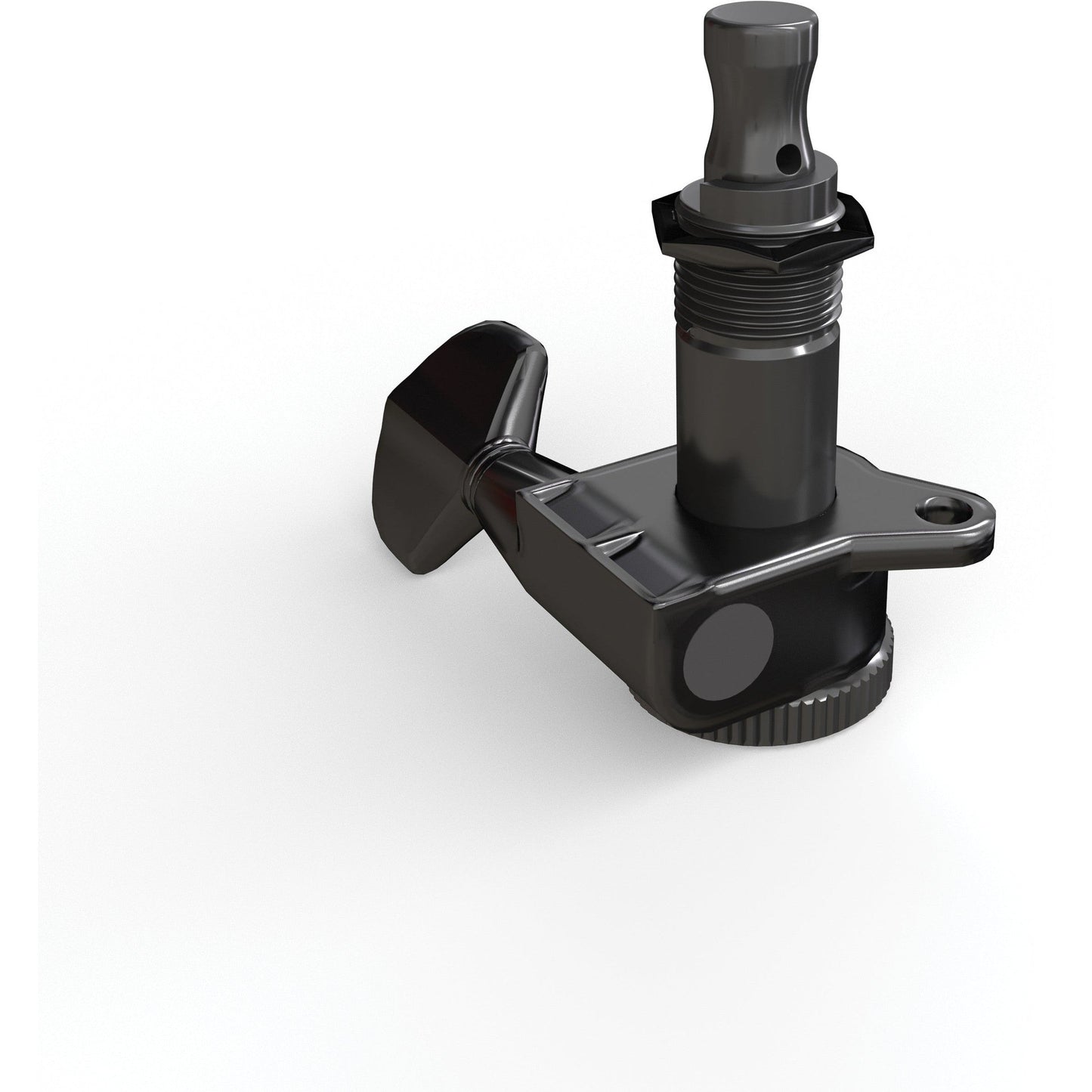 D'Addario Auto-Trim Locking Tuning Machines, 6 In-Line setup, Black
