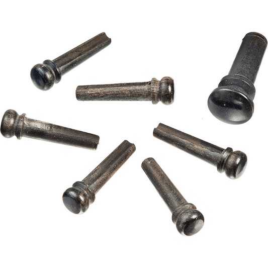 D'Addario Ebony Bridge Pins w/End Pin Set – Ebony