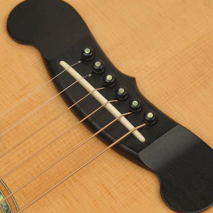 D'Addario Ebony Bridge Pins with End Pin Set, Abalone Inlay