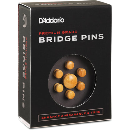 D'Addario Boxwood Bridge Pins with End Pin Set