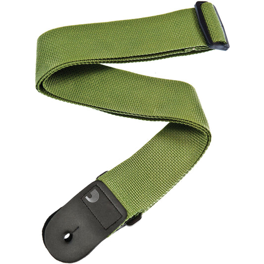 D'Addario Polypropylene Guitar Strap, Green