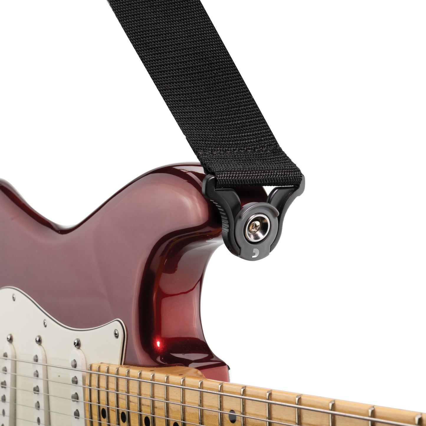 D'Addario Auto Lock Polypro Guitar Strap, Black