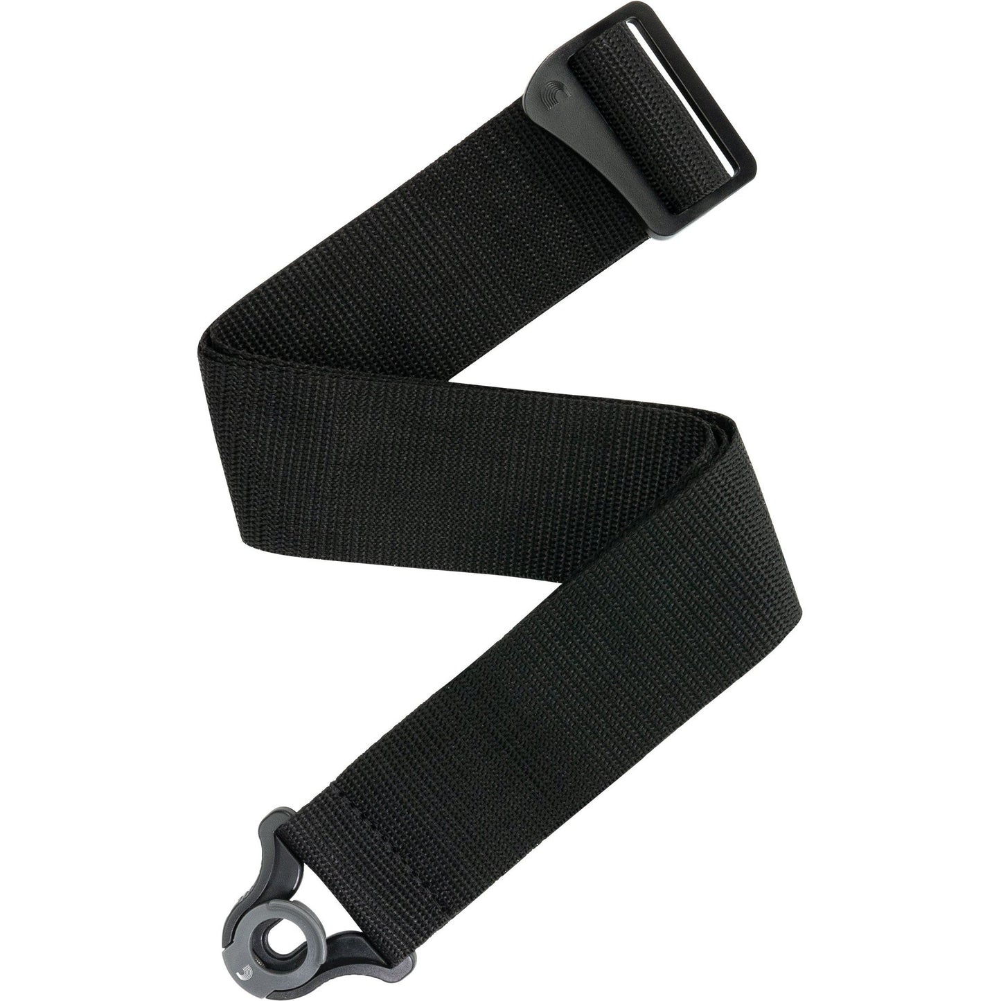 D'Addario Auto Lock Polypro Guitar Strap, Black