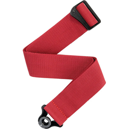 D'Addario Auto Lock Polypro Guitar Strap, Red