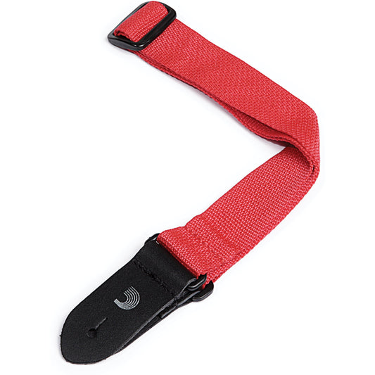 D'Addario Polypropylene Ukulele Strap, Red