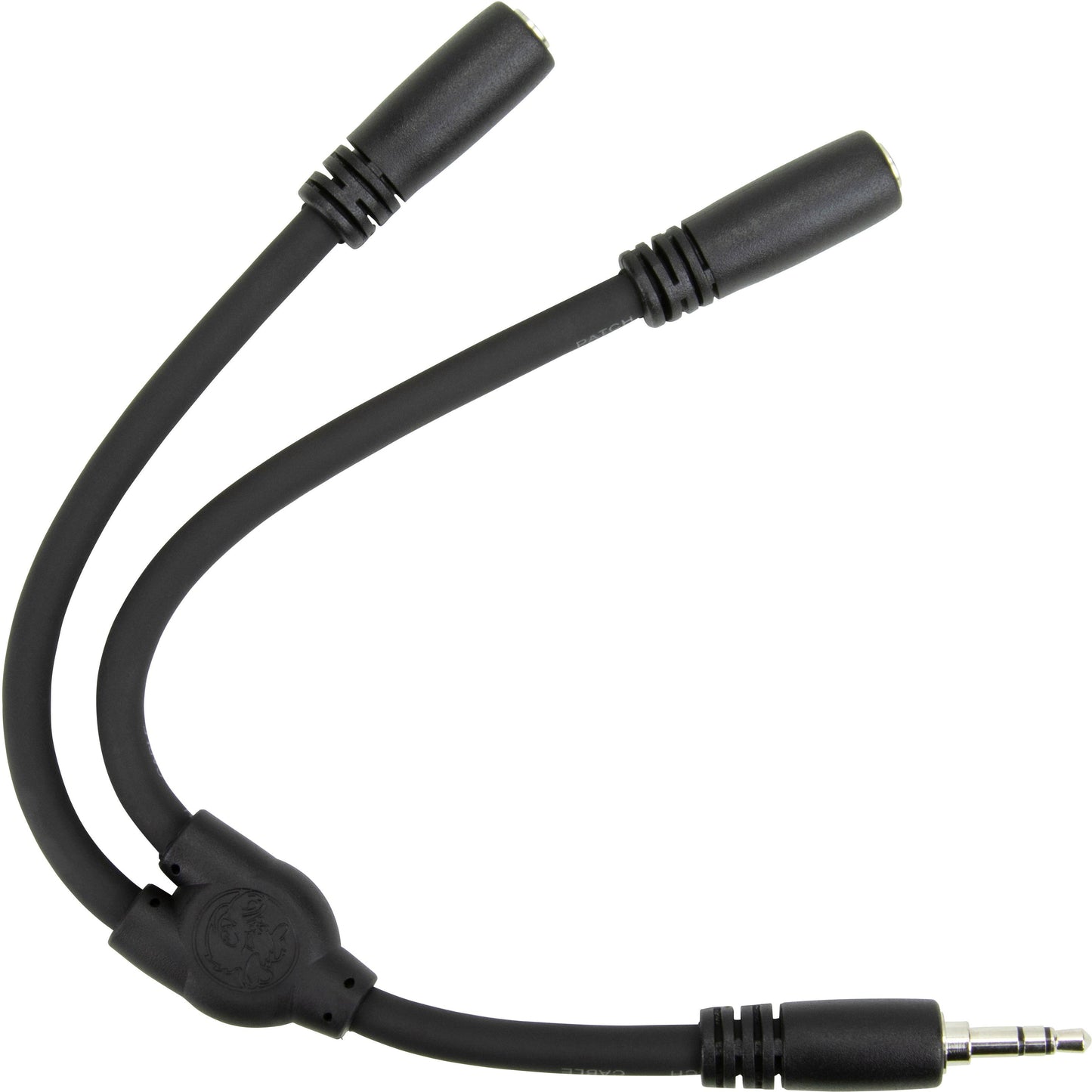 Pig Hog Solutions - Y Cable 3.5mm (Male) TRS to Dual 3.5mm (Female) - 6 Inch