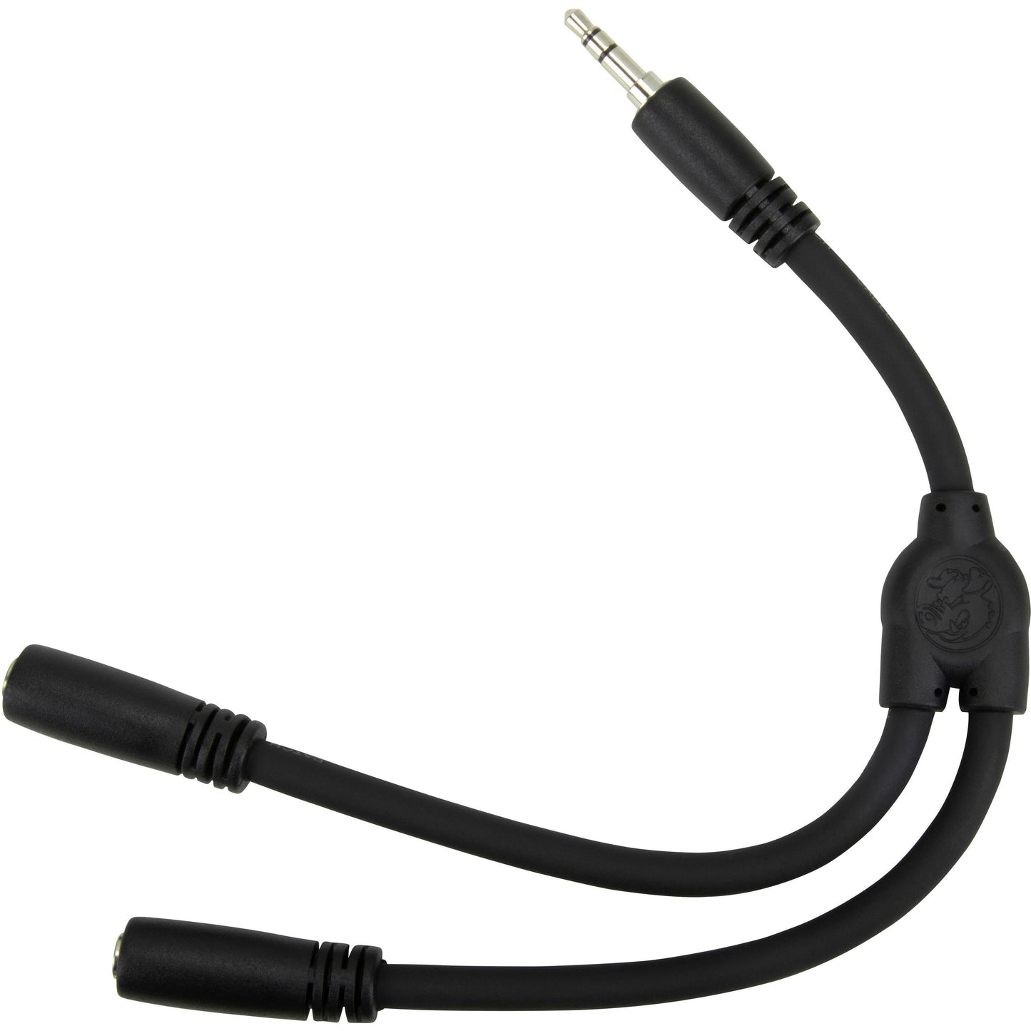 Pig Hog Solutions - Y Cable 3.5mm (Male) TRS to Dual 3.5mm (Female) - 6 Inch
