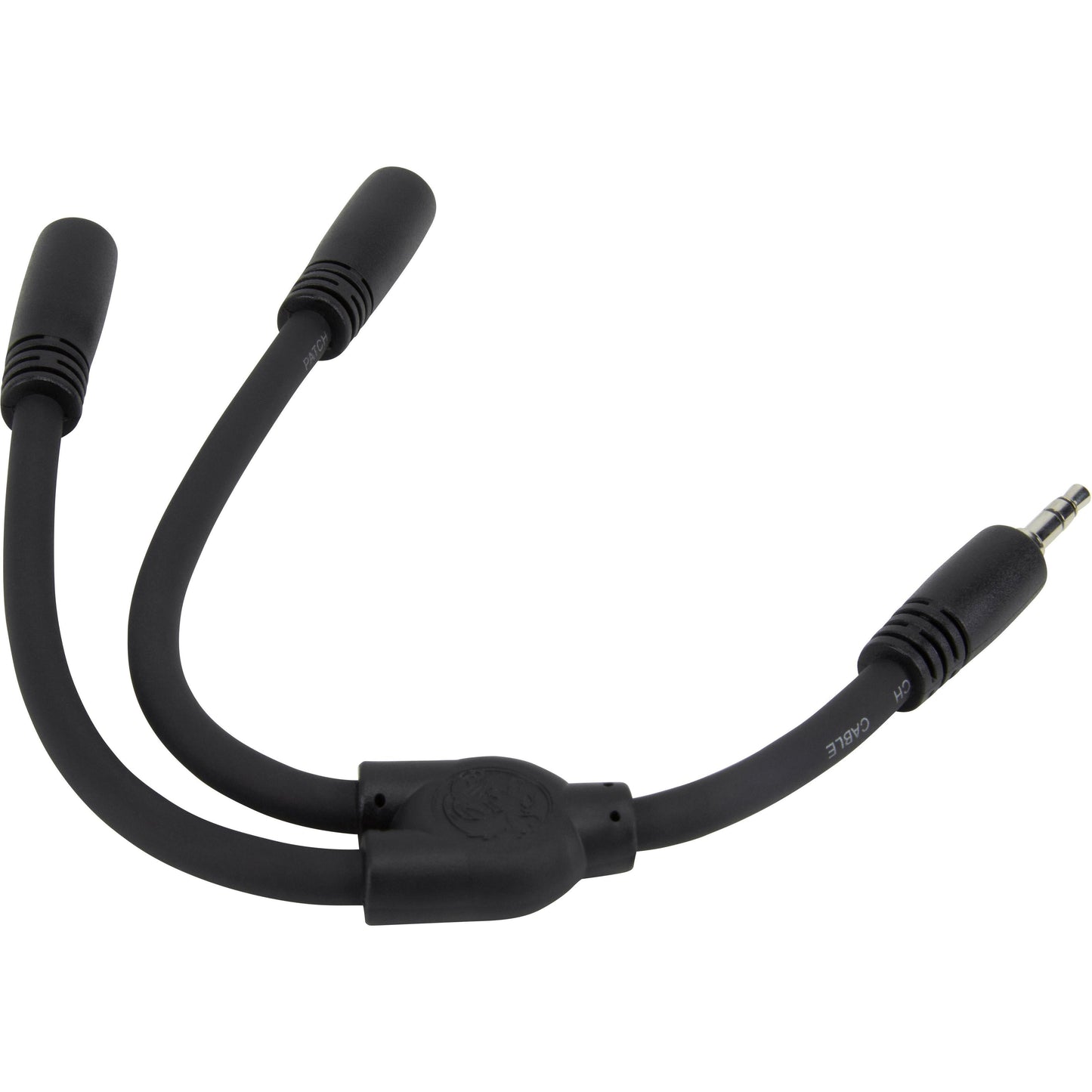 Pig Hog Solutions - Y Cable 3.5mm (Male) TRS to Dual 3.5mm (Female) - 6 Inch