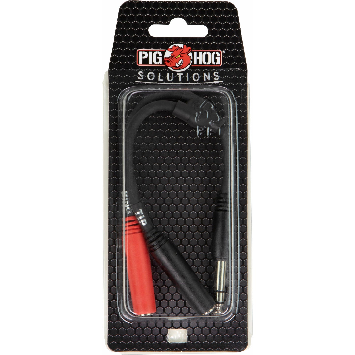 Pig Hog Solutions - Y Cable 1/4" (Male) TRS to Dual 1/4" (Female) Mono - 6 Inch