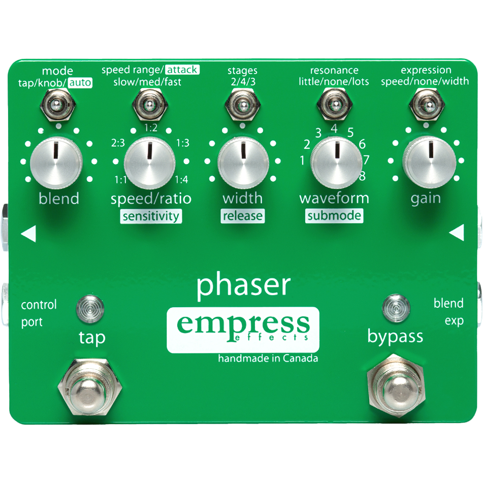 Empress Effects Phaser - VCA Based Phaser Pedal