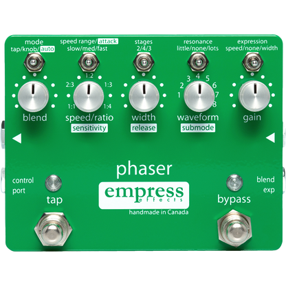 Empress Effects Phaser - VCA Based Phaser Pedal