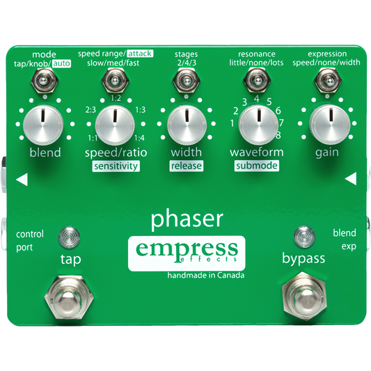 Empress Effects Phaser - VCA Based Phaser Pedal