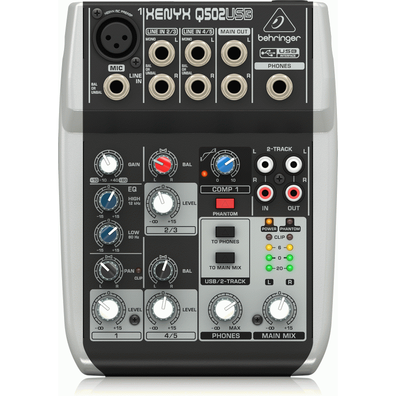 Behringer XENYX Q502USB Mixer