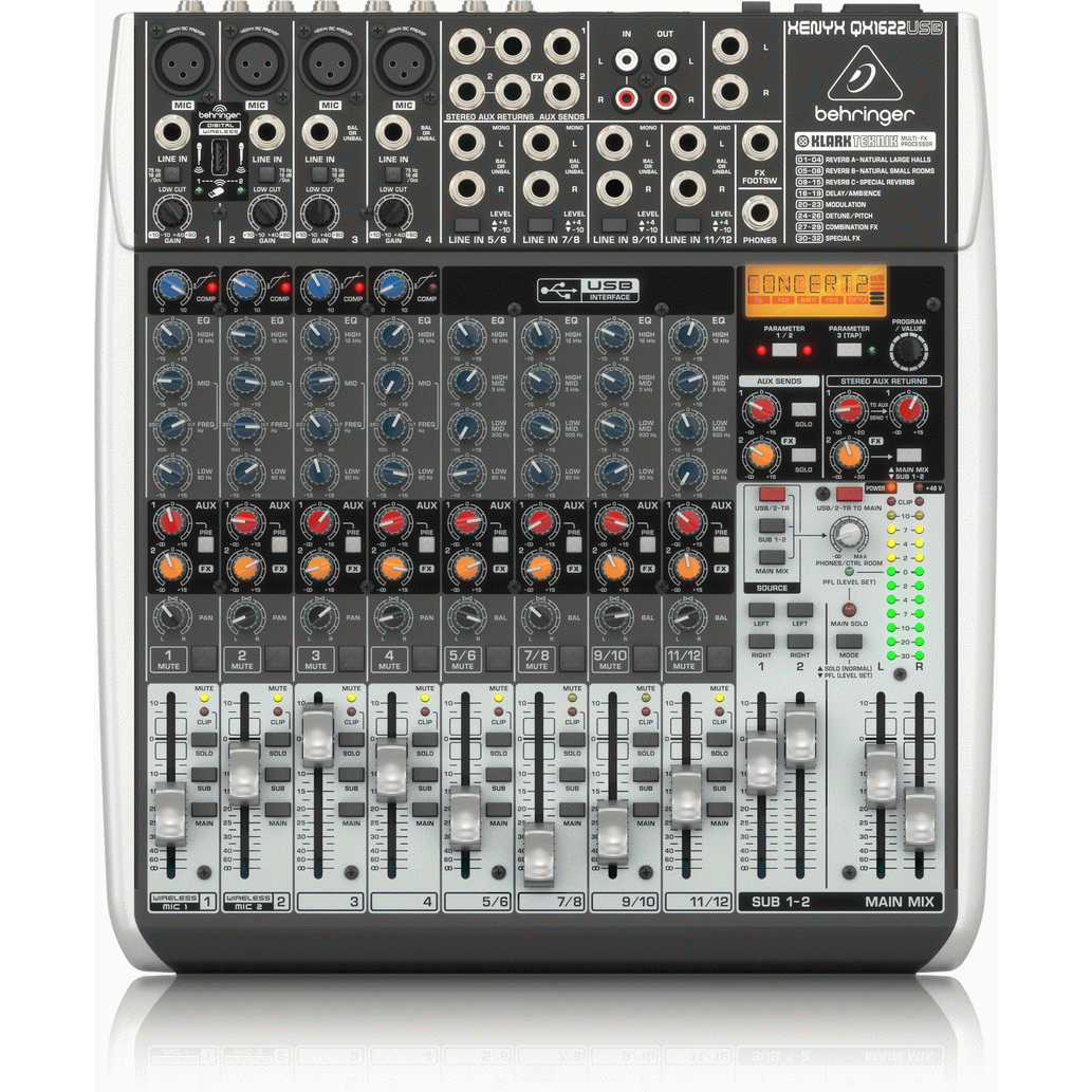 Behringer XENYX QX1622USB Mixer