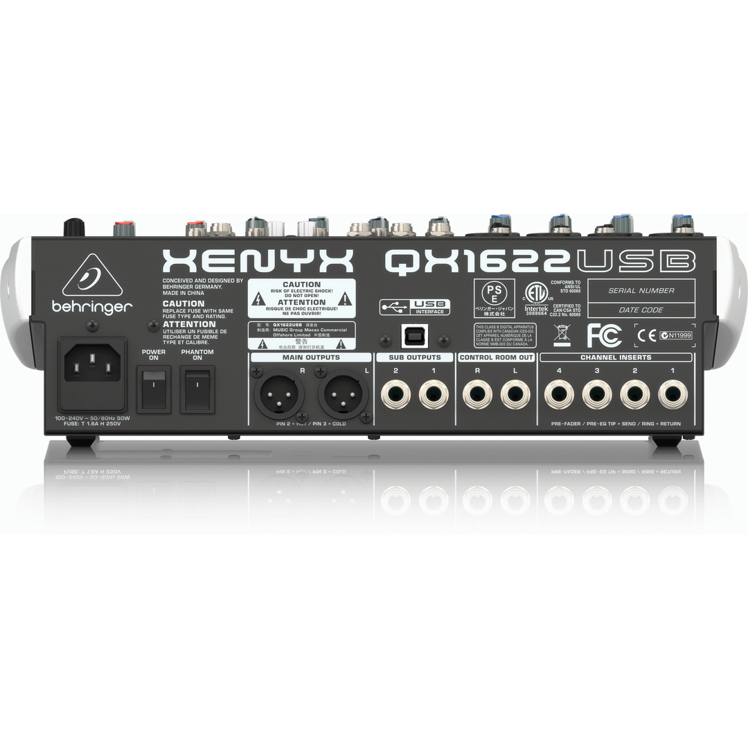 Behringer XENYX QX1622USB Mixer