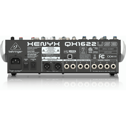 Behringer XENYX QX1622USB Mixer