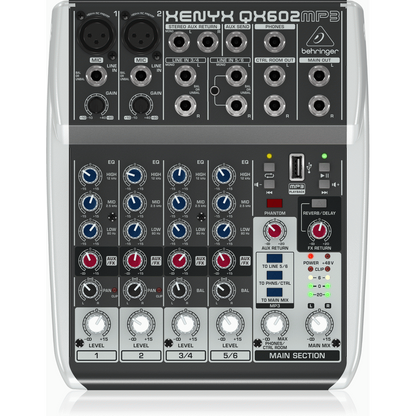 Behringer XENYX QX602MP3 Mixer