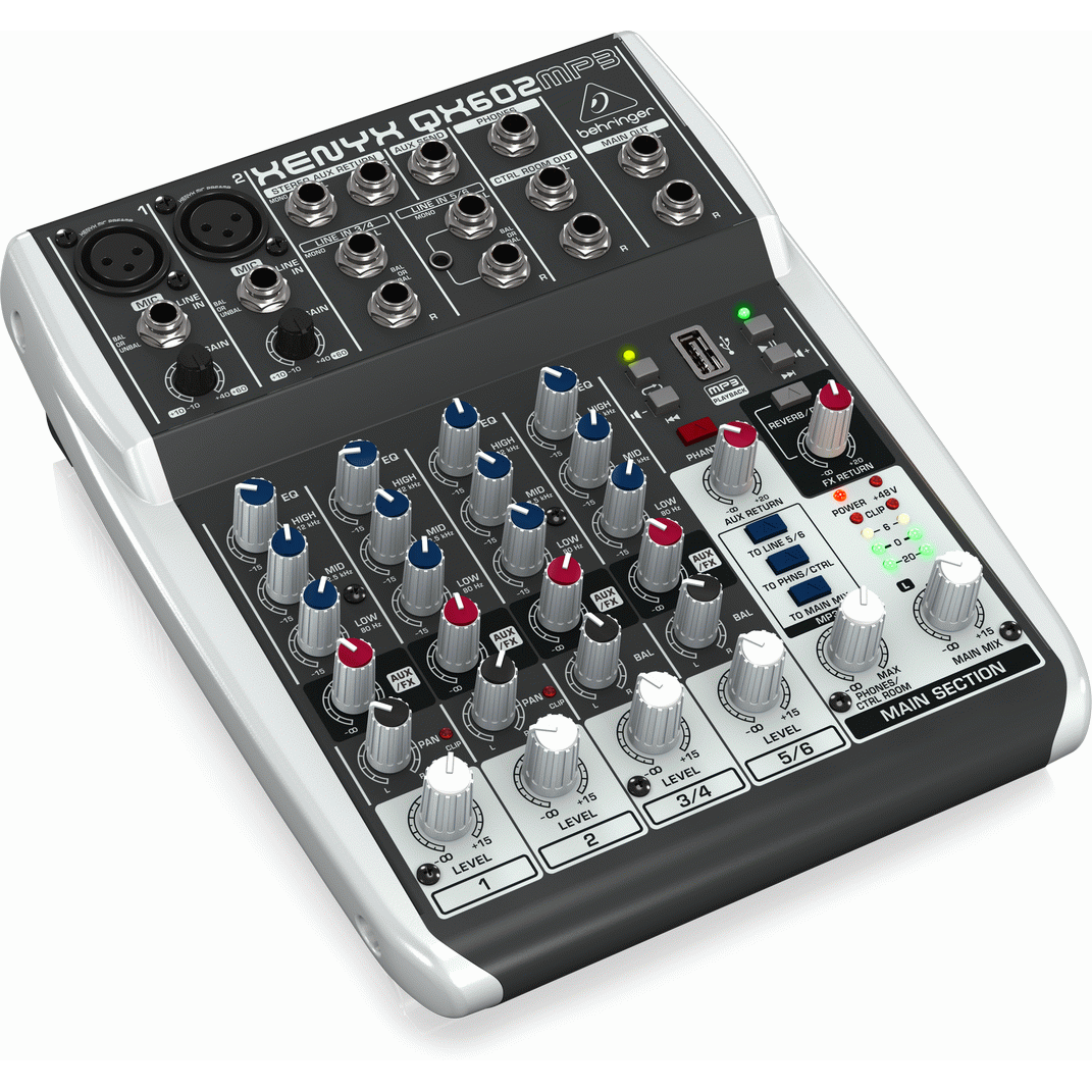 Behringer XENYX QX602MP3 Mixer