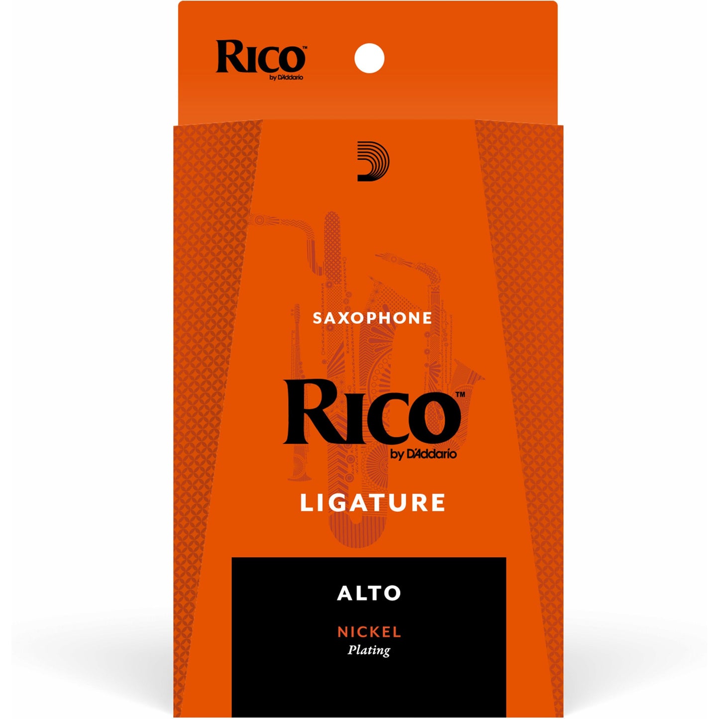 Rico Ligature & Cap, Alto Saxophone, Nickel