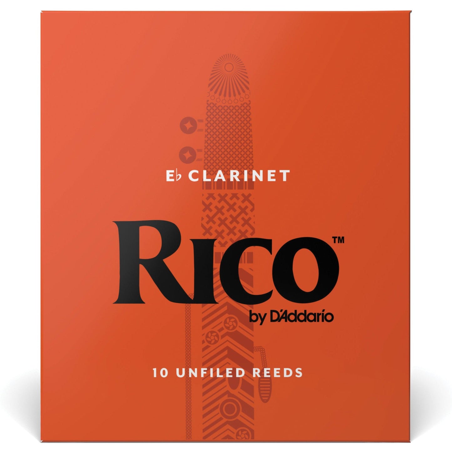 Rico by D'Addario Eb Clarinet Reeds, Strength 1.5, 10-Pack