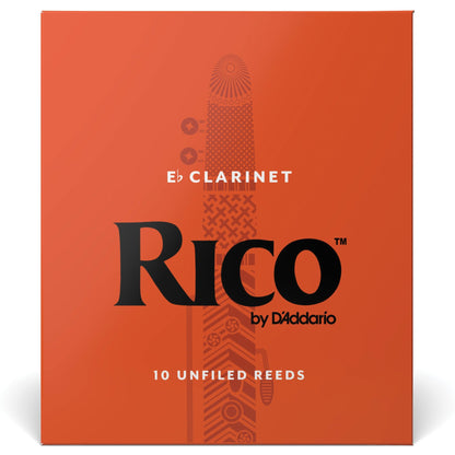 Rico by D'Addario Eb Clarinet Reeds, Strength 2, 10-Pack