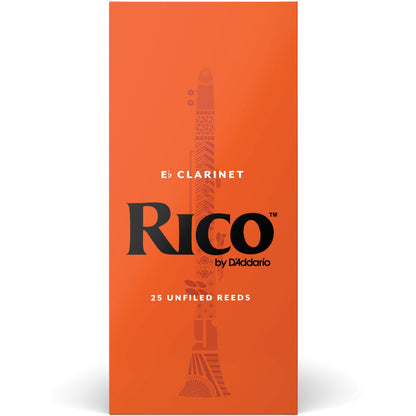 Rico by D'Addario Eb Clarinet Reeds, Strength 1.5, 25-Pack