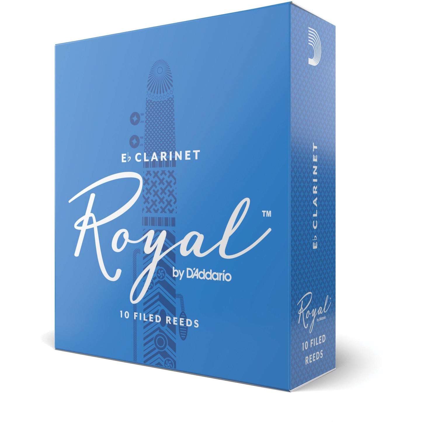 Royal by D'Addario Eb Clarinet Reeds, Strength 1, 10-Pack