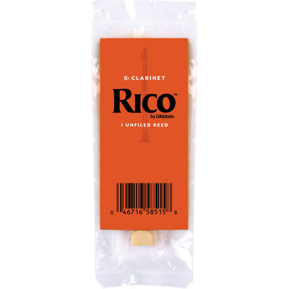 Rico by D'Addario Bb Clarinet Reeds, Strength 1.5, 50-Pack